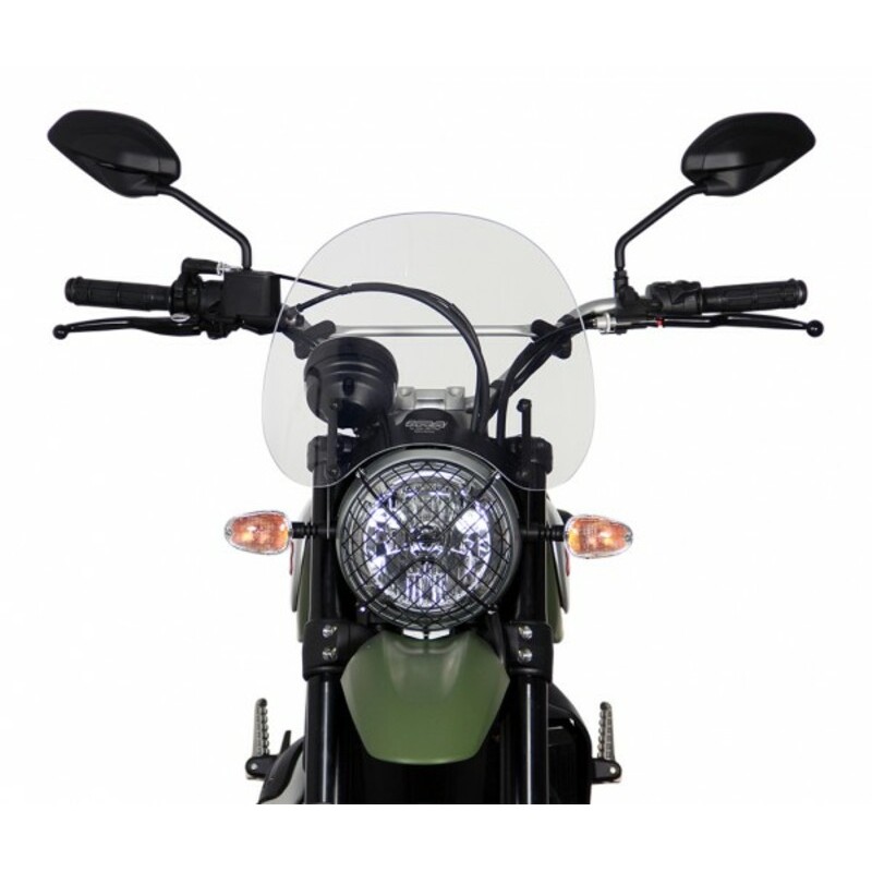 Pantalla MRA Touring, Ducati Scrambler, transparente