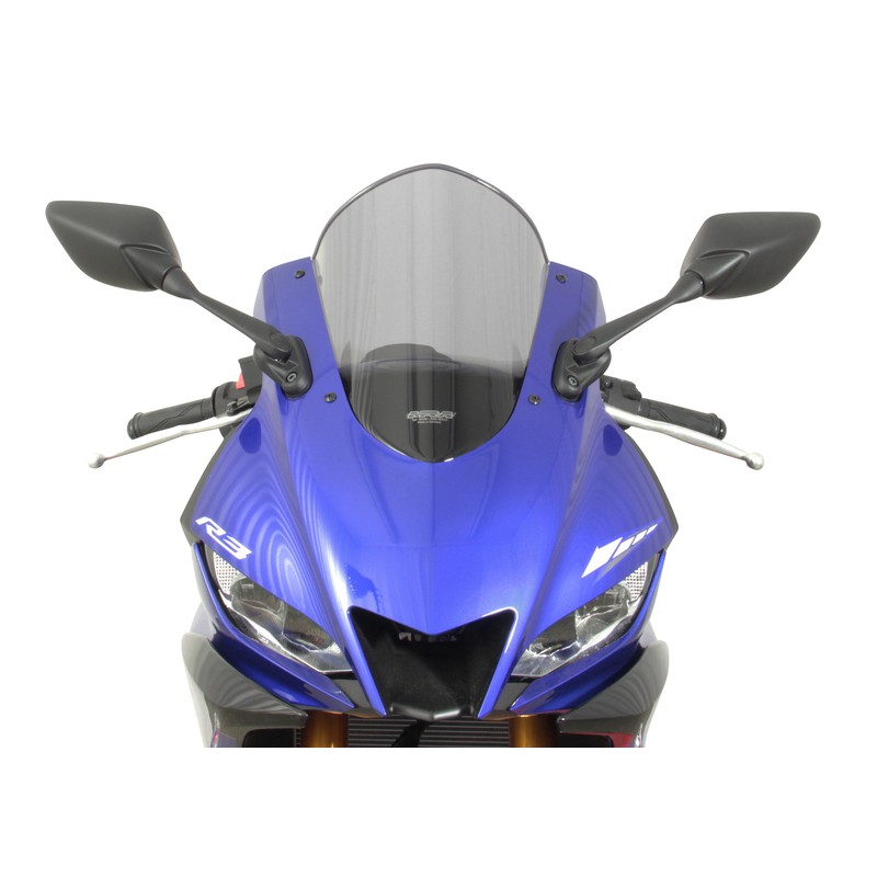 Pantalla MRA Racing, ahumado, Yamaha YZF-R3