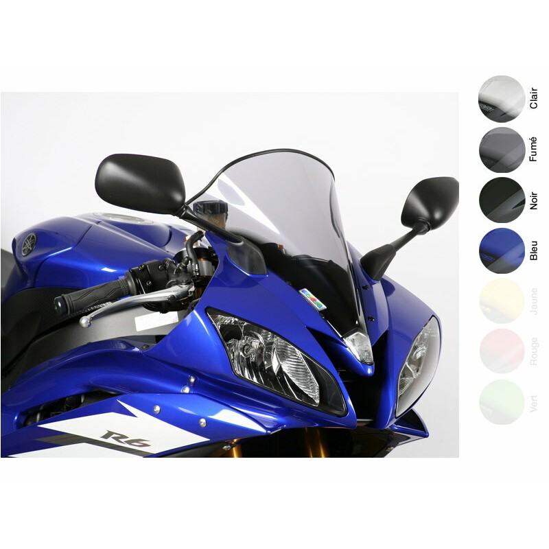 Pantalla MRA Racing transparente, Yamaha YZF R6 2006-