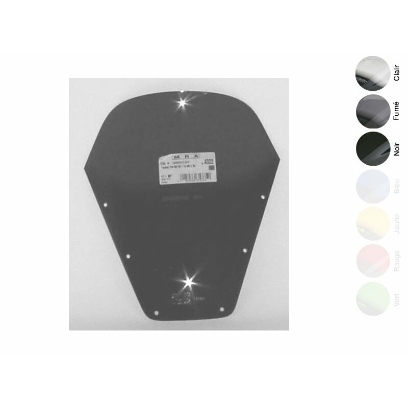 Pantalla MRA Sport, negro, Yamaha TDM 850 96-/XJ600 S 96-
