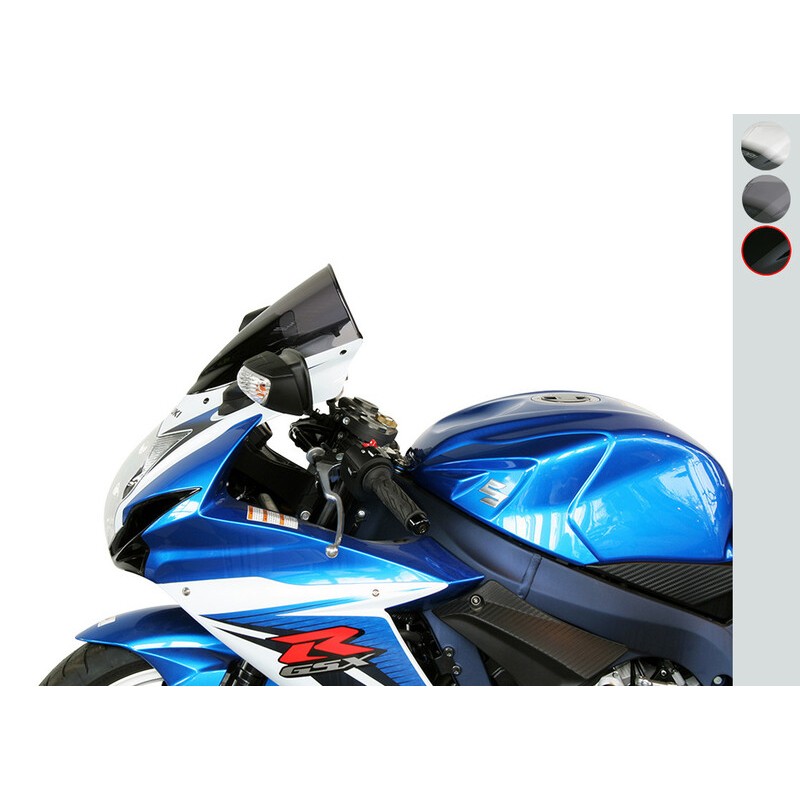 Pantalla MRA Racing, negro, Suzuki GSX-R 600 2011