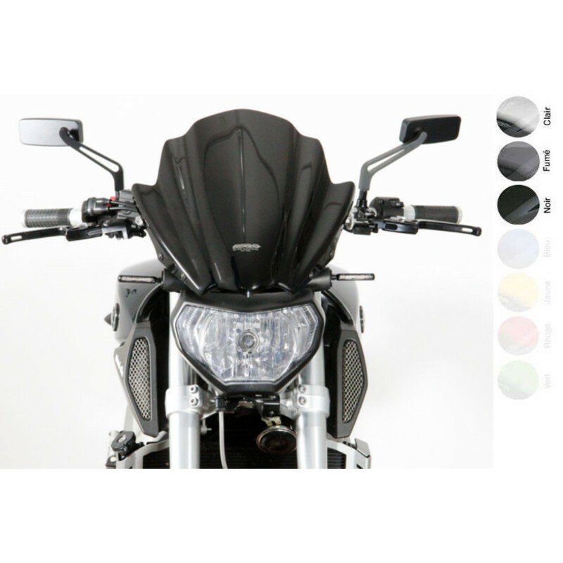 Pantalla MRA Racing MT-09 negro, 14-