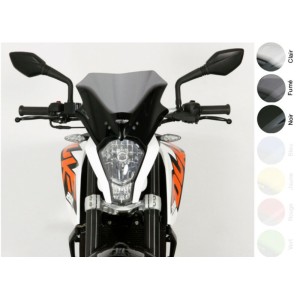 Pantalla MRA Racing, negro, Duke125/200/390 11-14