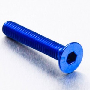 Tornillo de Aluminio Pro-bolt avellanado M6 x (1.00mm) x 35mm azul ...