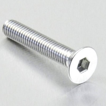Tornillo de Aluminio Pro-bolt avellanado M6 x (1.00mm) x 35mm plata...