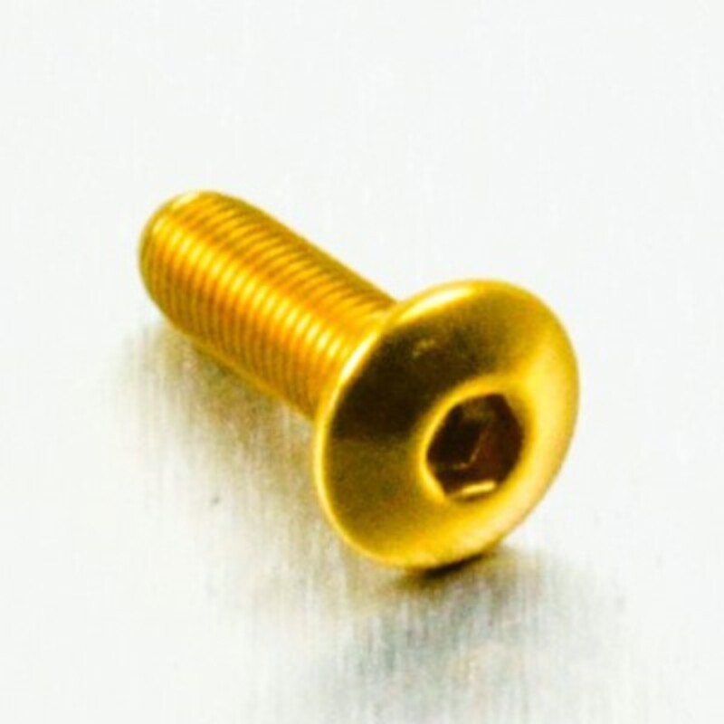 Tornillo de Aluminio Pro-bolt cabeza redondeada M4 x (0.5mm) x 12mm...