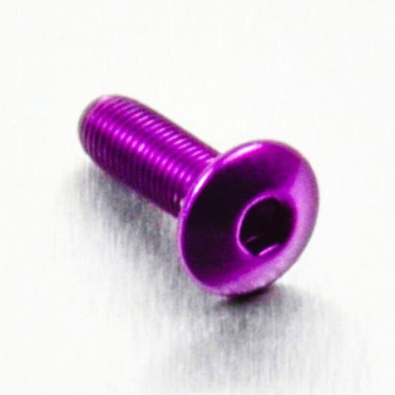 Tornillo de Aluminio Pro-bolt cabeza redondeada M4 x (0.5mm) x 12mm...