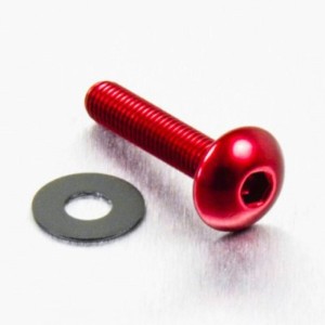 Tornillo de Aluminio Pro-bolt cabeza redondeada M5 x (0.8mm) x 20mm...
