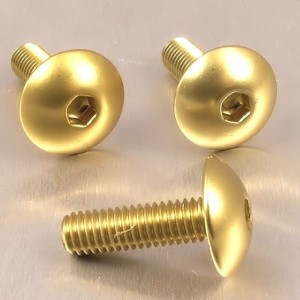 Tornillo de Aluminio Pro-bolt cabeza redondeada M6 x (1.00mm) x 20m...