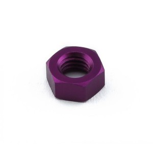 Tuerca plana de Aluminio Pro-Bolt M5 LFN5P Violeta