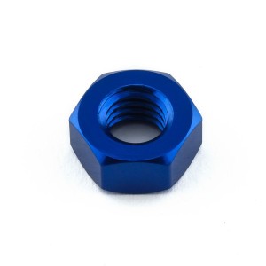 Tuerca plana de Aluminio Pro-Bolt M6 LFN6B Azul
