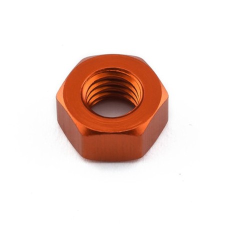 Tuerca plana de Aluminio Pro-Bolt M6 LFN6O Naranja