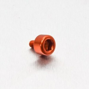 Tornillo de Aluminio Pro-bolt cabeza cilíndrica M4 x 6.5mm naranja ...