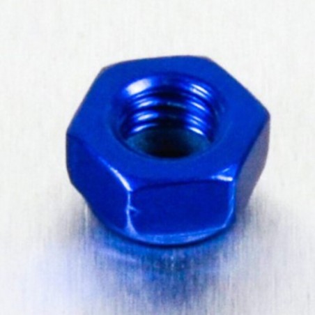 Tuerca de Aluminio Pro-Bolt autoblocante M5 azul LNYN5B