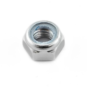 Tuerca Aluminio Pro-Bolt autoblocante M8 LNYN8S Plata