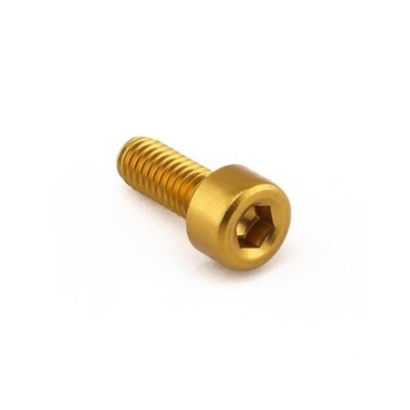 Tornillo Allen aluminio M4 x (0.7mm) x 10mm Oro Pro-Bolt LPB410G