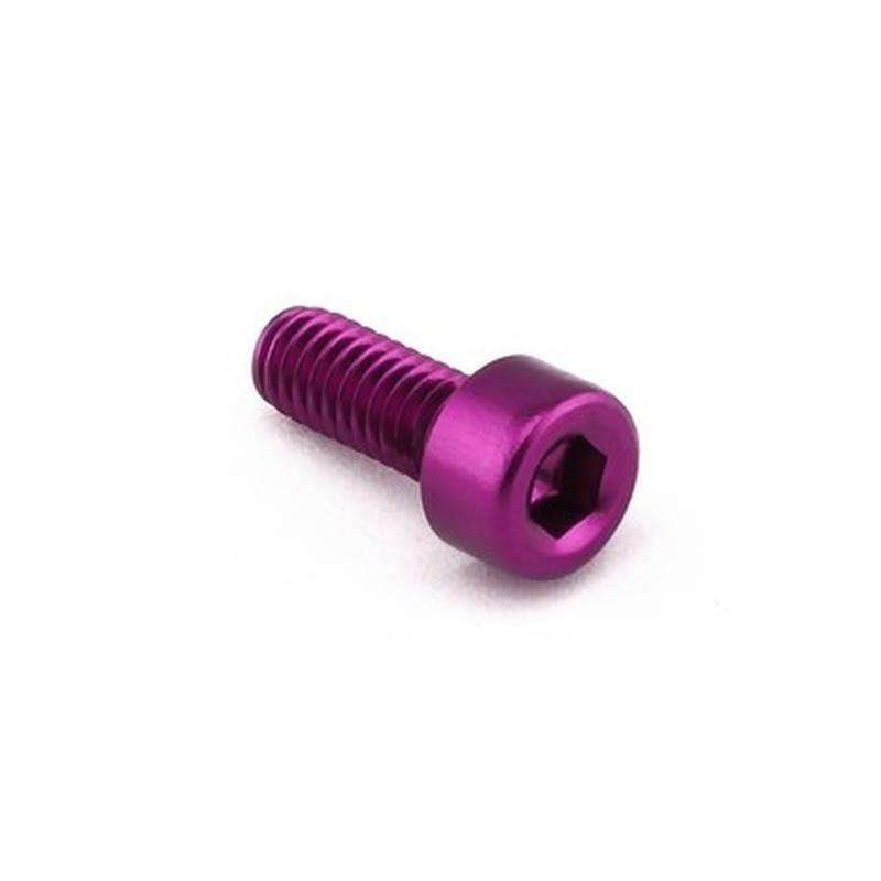Tornillo Allen aluminio M4 x (0.7mm) x 10mm Violeta Pro-Bolt LPB410P
