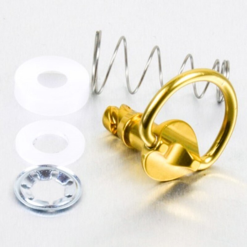 Tornillo rápido de Aluminio 1/4 de vuelta Pro-Bolt 17mm oro LQRCLIP17G