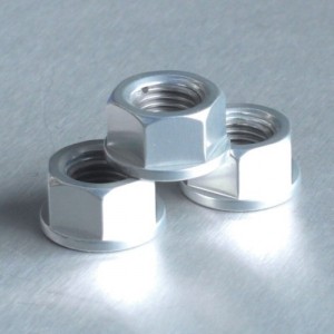 Tuerca de Aluminio Pro-Bolt 10mm plata LSPN10S