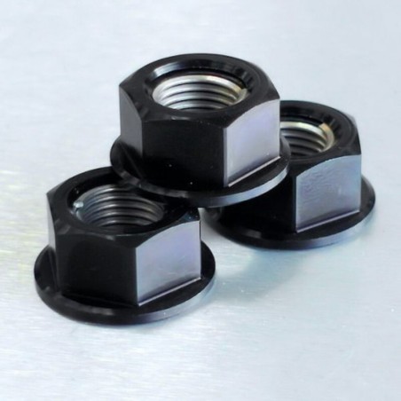Tuerca de Aluminio Pro-Bolt 12mm negro LSPN12BK