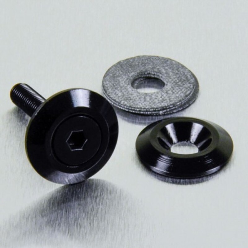 Arandela de Aluminio avellanada M5 (19mm ØExt.) negro LWAC5BK