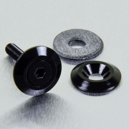 Arandela de Aluminio avellanada M5 (19mm ØExt.) negro LWAC5BK