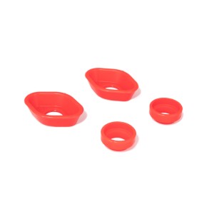XTRIG PHDS Elastomere Spacers Red Hard Density