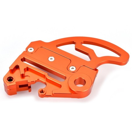 Protector de disco trasero ART con soporte de pinza naranja