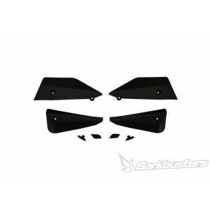Kit de deflectores y conectores Barkbusters SABRE Color negro