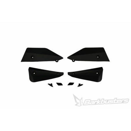 Kit de deflectores y conectores Barkbusters SABRE Color negro