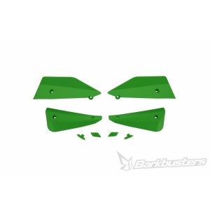 Kit de deflectores y conectores Barkbusters SABRE Color verde