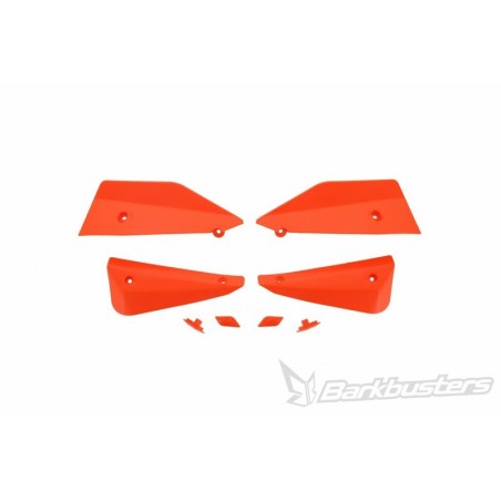 Kit de deflectores y conectores Barkbusters SABRE Color naranja