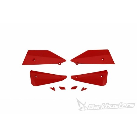 Kit de deflectores y conectores Barkbusters SABRE Color rojo
