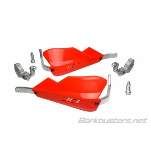 Kit de paramanos BARKBUSTERS JET cerrado Ø28,6mm universal - Rojo