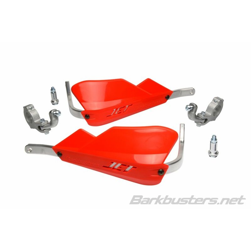 Kit de paramanos BARKBUSTERS JET cerrado Ø28,6mm universal - Rojo