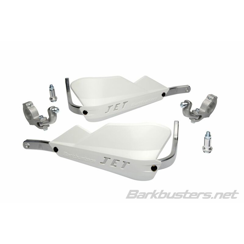 Kit de paramanos BARKBUSTERS JET cerrado Ø28,6mm universal - Blanco