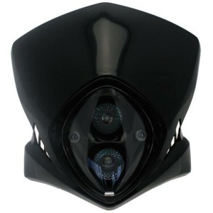 Faro con careta Bihr Viper negro