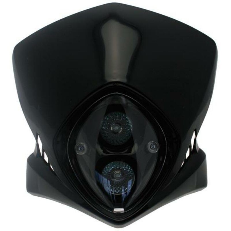 Faro con careta Bihr Viper negro