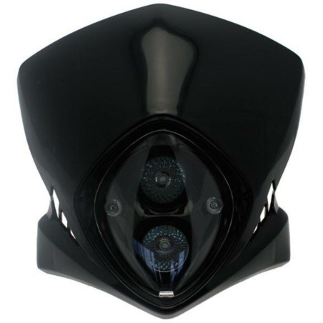 Faro con careta Bihr Viper negro