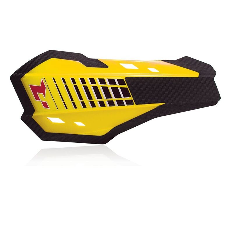 RACETECH HP2 Hanguards RMZ Yellow