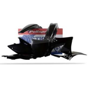Kit plástica Polisport Kawasaki color negro 90691