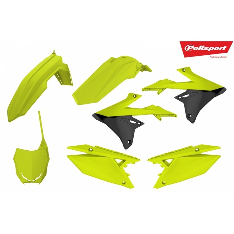 Kit de plástica Polisport RM-Z450 18 Amarillo neón