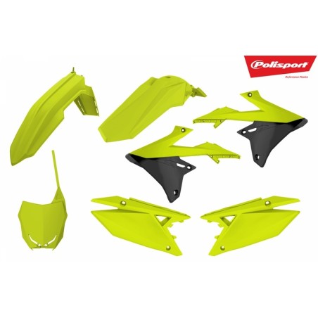 Kit de plástica Polisport RM-Z450 18 Amarillo neón