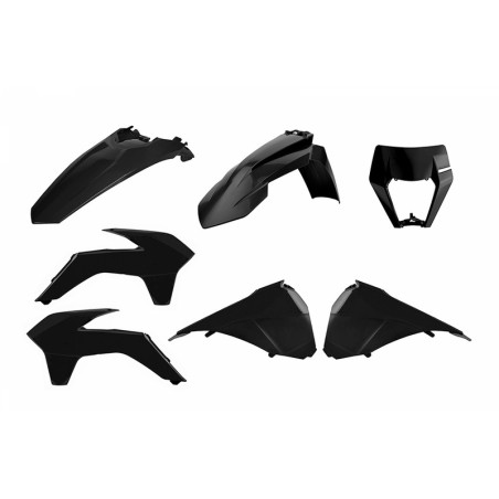 Kit plástica Enduro Polisport Restyling negro KTM EXC/EXC-F