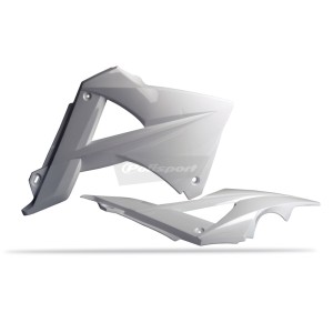 Tapas de radiador POLISPORT blanco Gas Gas