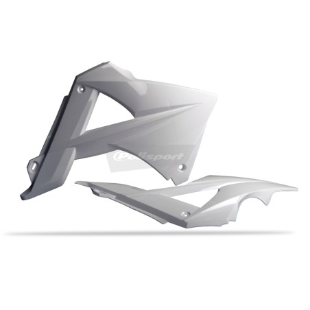 Tapas de radiador POLISPORT blanco Gas Gas