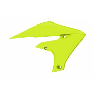 Aletines de radiador Polisport YZ450F 18-19 Amarillo neón