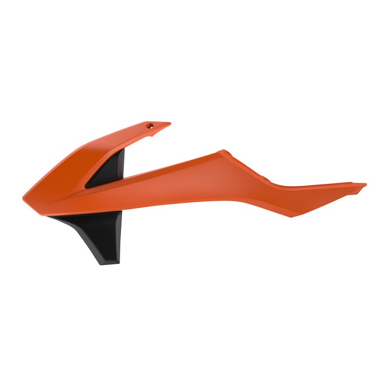 Aletines de radiador Polisport KTM naranja/negro