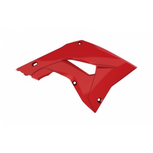 Aletines de radiador Polisport CR125R 02-07 Restyling/Rojo