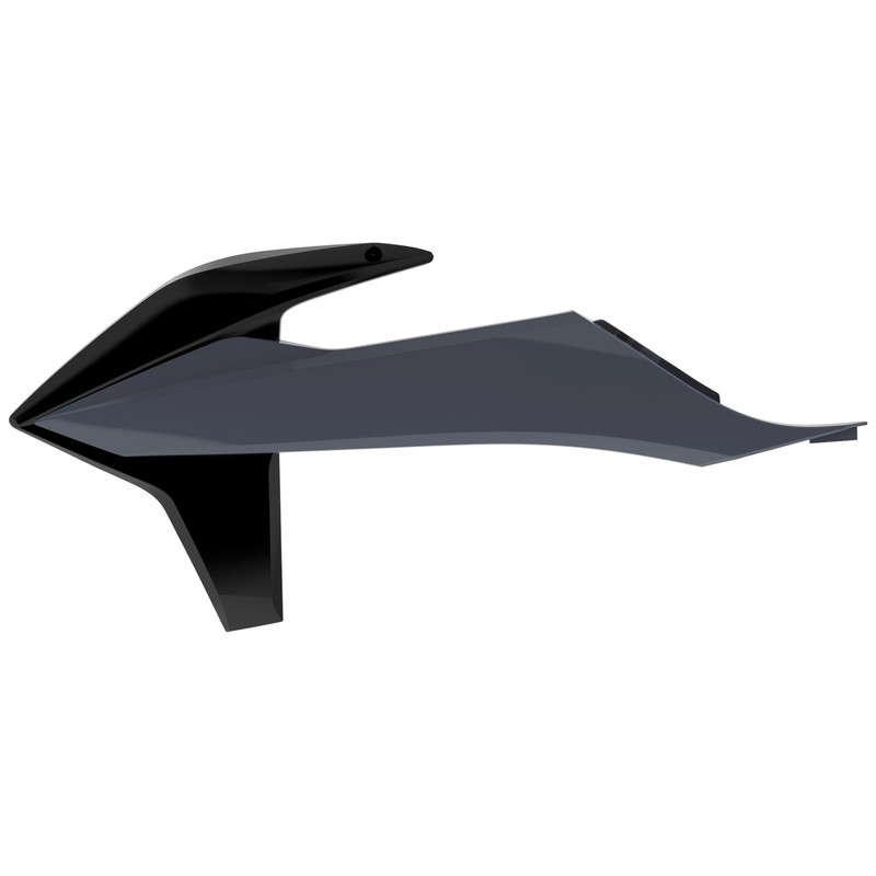 Aletines de radiador Polisport SX/SX-F 19 Negro / Gris Nardo Grey